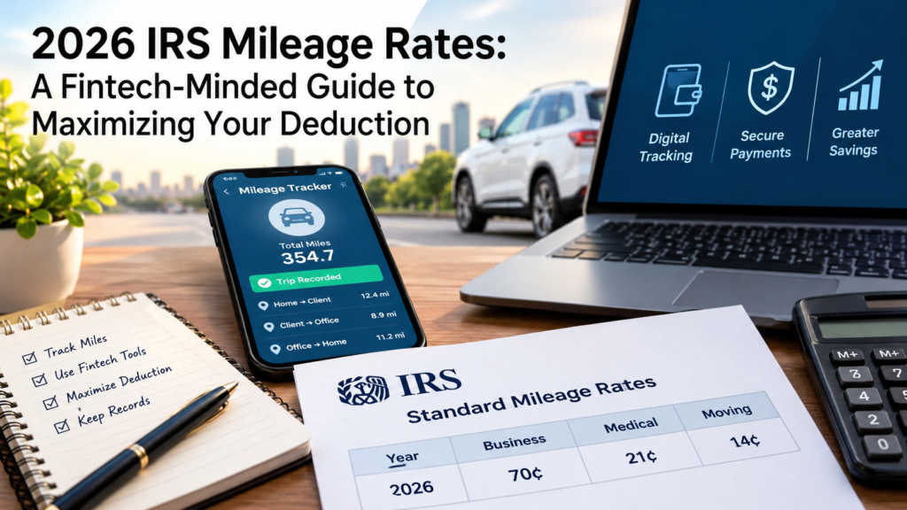2026 IRS Mileage Rates: A Fintech-Minded Guide to Maximizing Your Deduction 